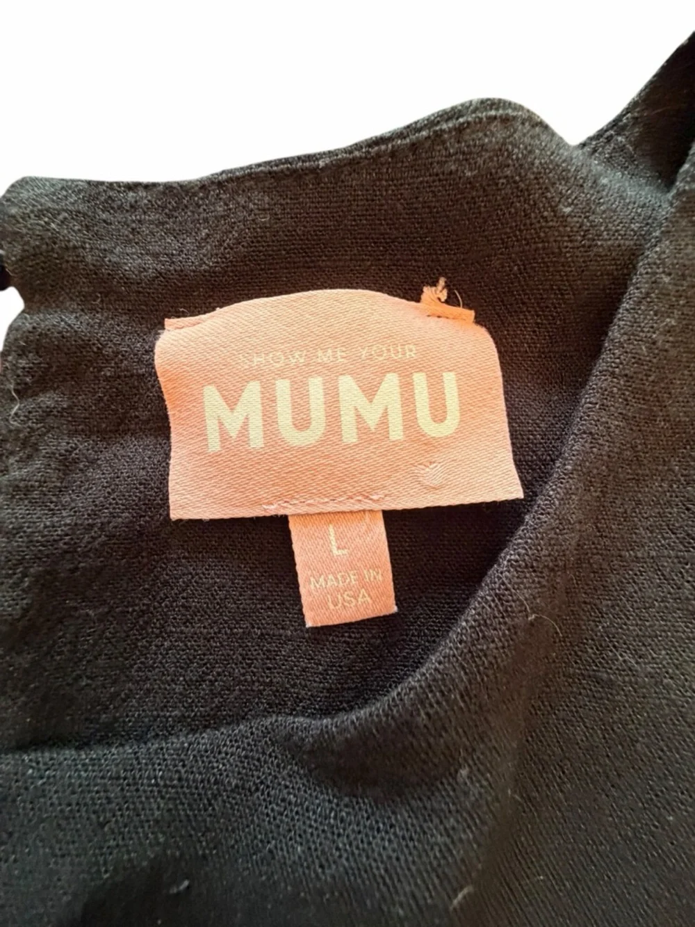 Show Me Your MuMu Black Scoop Neck Dress - Picture 5 of 6